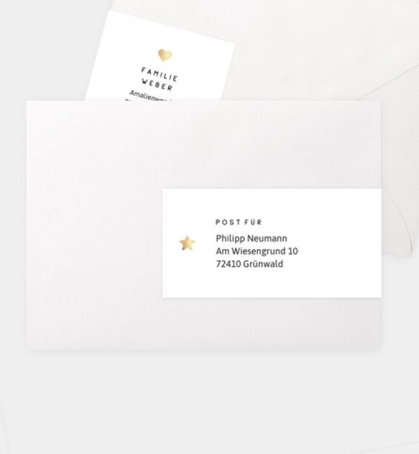 Kombi-Adressaufkleber