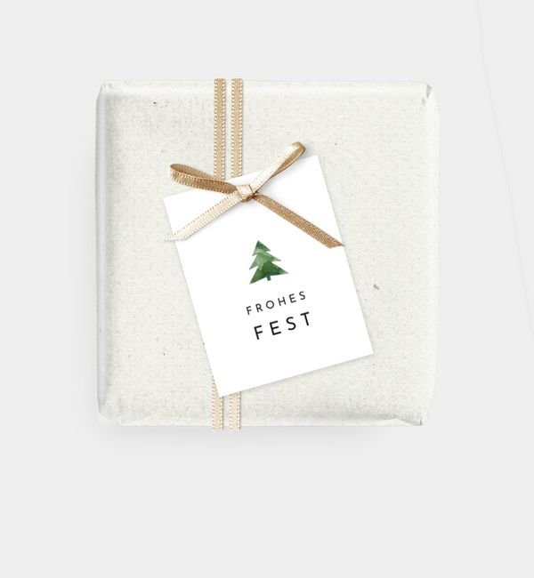 Geschenkanhänger rechteckig