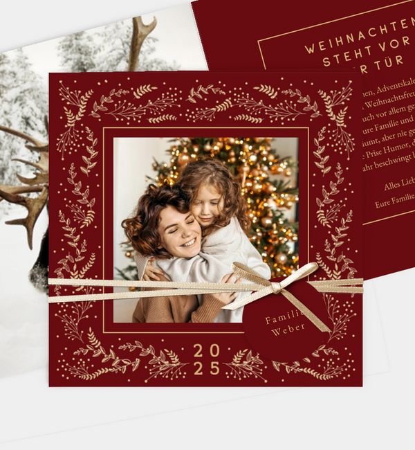 Klappkarte quadratisch