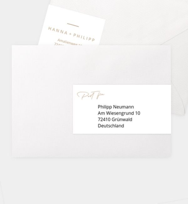 Kombi-Adressaufkleber