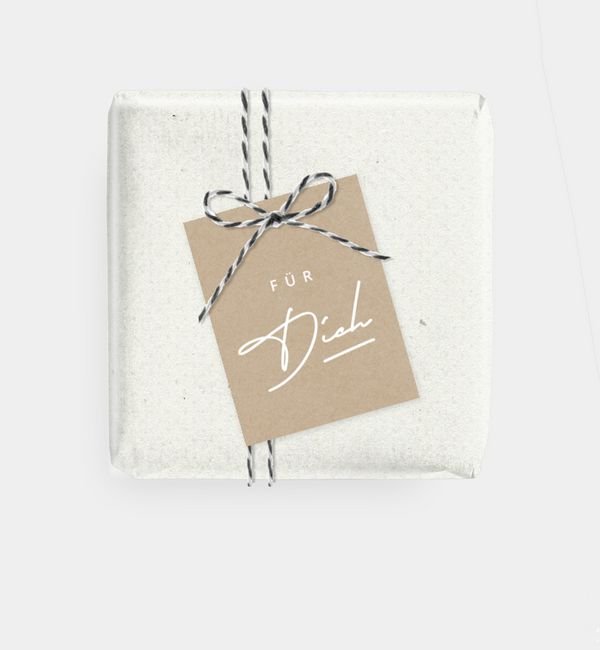 Geschenkanhänger rechteckig