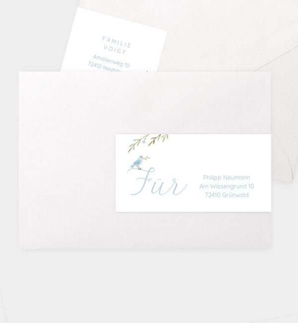 Kombi-Adressaufkleber