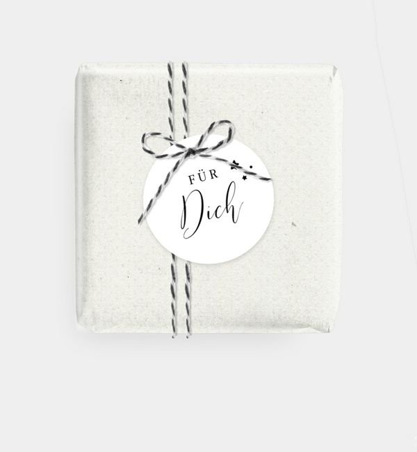 Geschenkanhänger rund