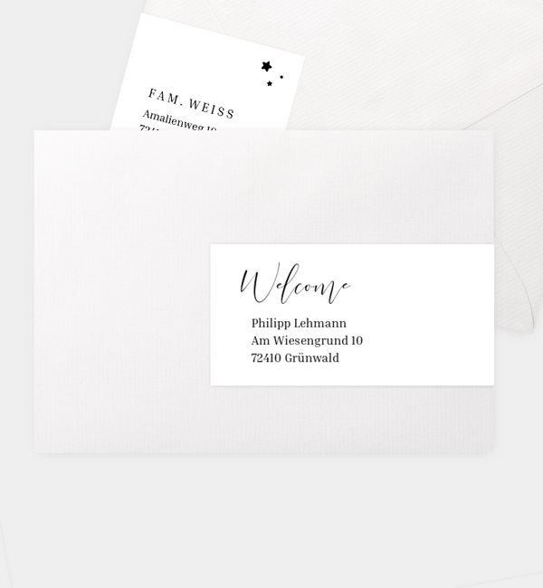 Kombi-Adressaufkleber