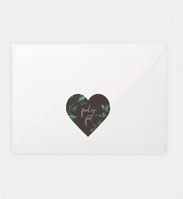Siegelsticker Herz