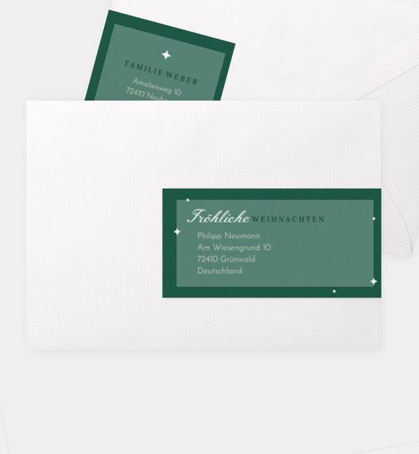 Kombi-Adressaufkleber