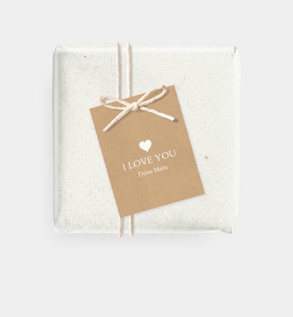 Geschenkanhänger rechteckig