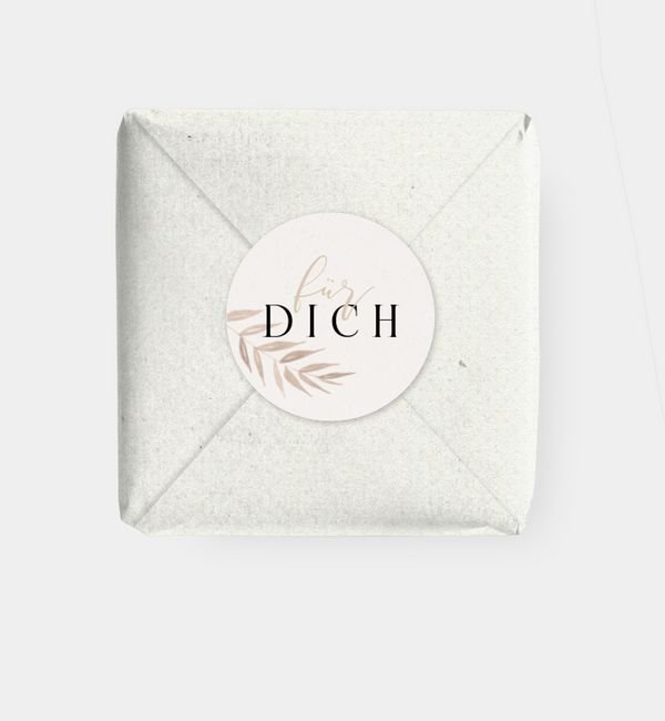 Geschenkaufkleber rund