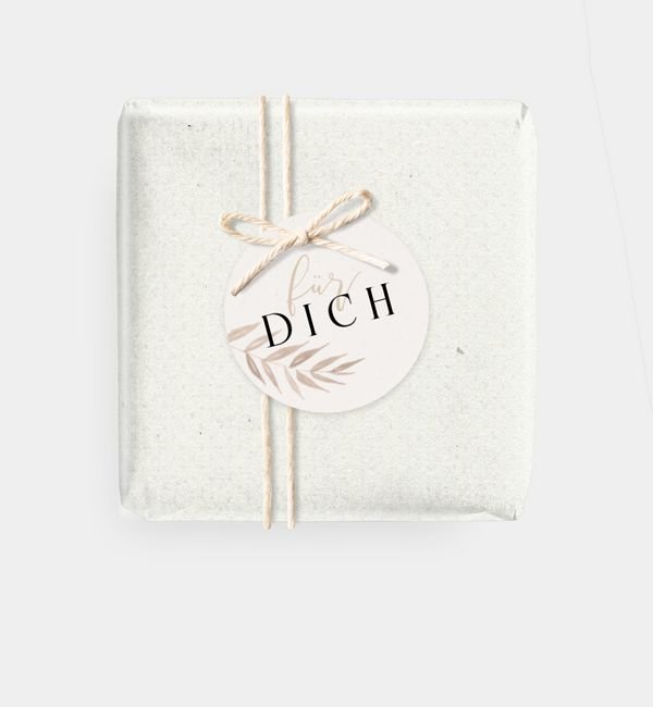 Geschenkanhänger rund