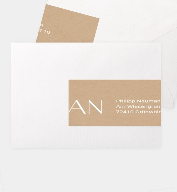 Kombi-Adressaufkleber