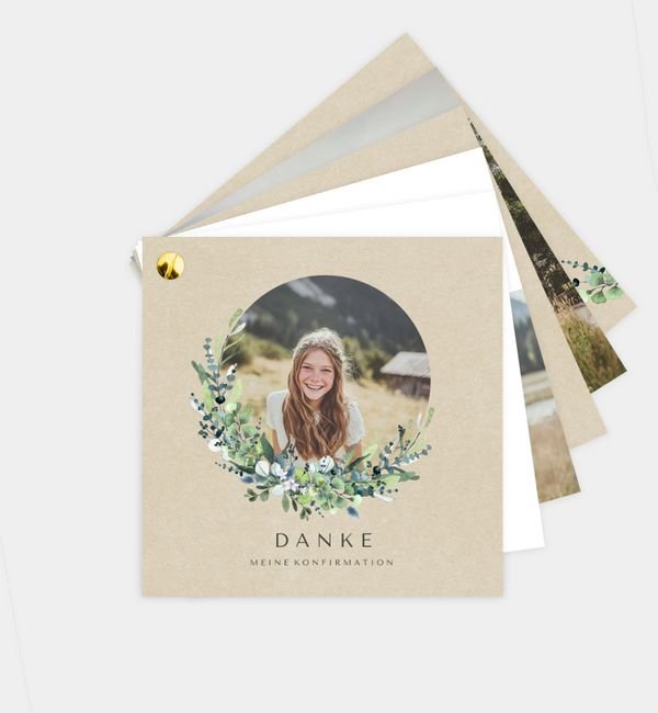 Kartenfächer quadratisch