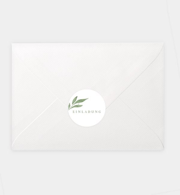 Siegelsticker rund