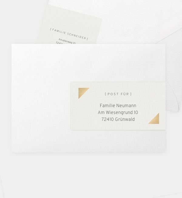 Kombi-Adressaufkleber