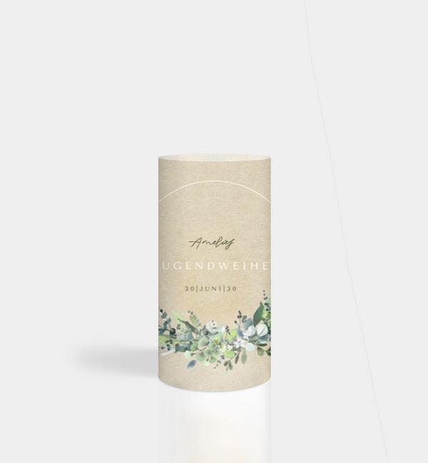 Windlichtkarte klein