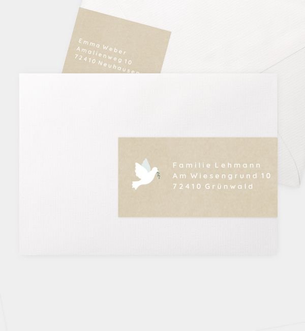 Kombi-Adressaufkleber