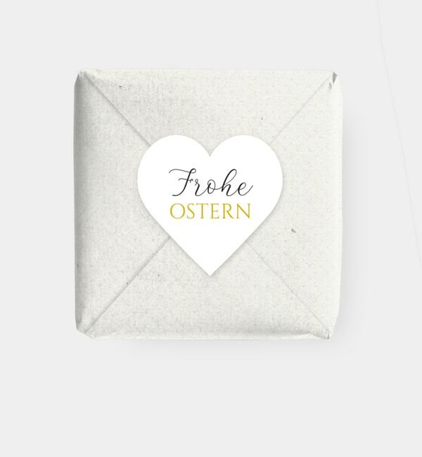 Geschenkaufkleber Herz