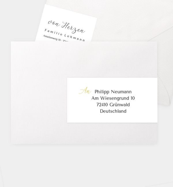 Kombi-Adressaufkleber