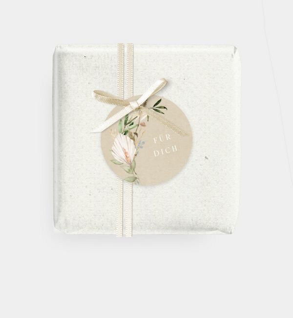 Geschenkanhänger rund