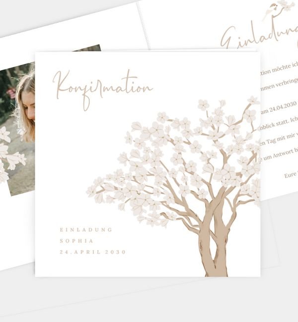 Klappkarte quadratisch