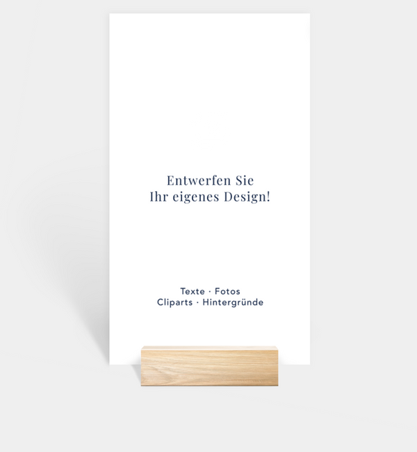 Postkarte hoch