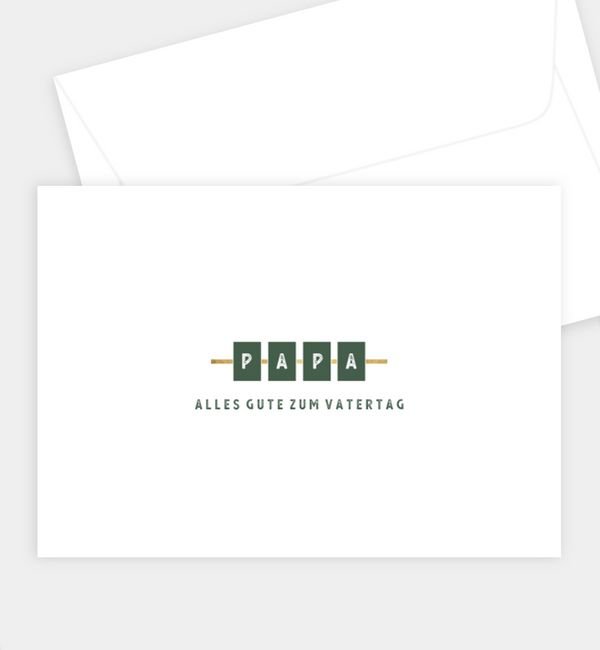 Briefumschlag gerade