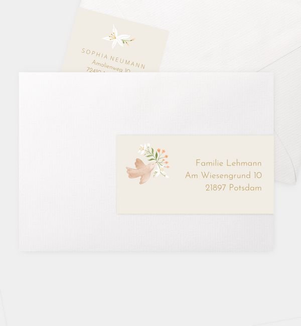 Kombi-Adressaufkleber