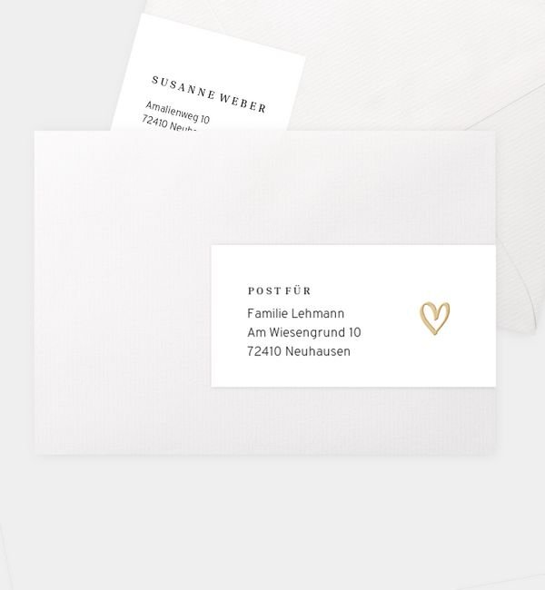 Kombi-Adressaufkleber