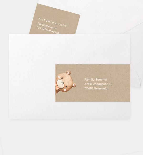 Kombi-Adressaufkleber