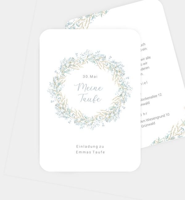 Postkarte hoch