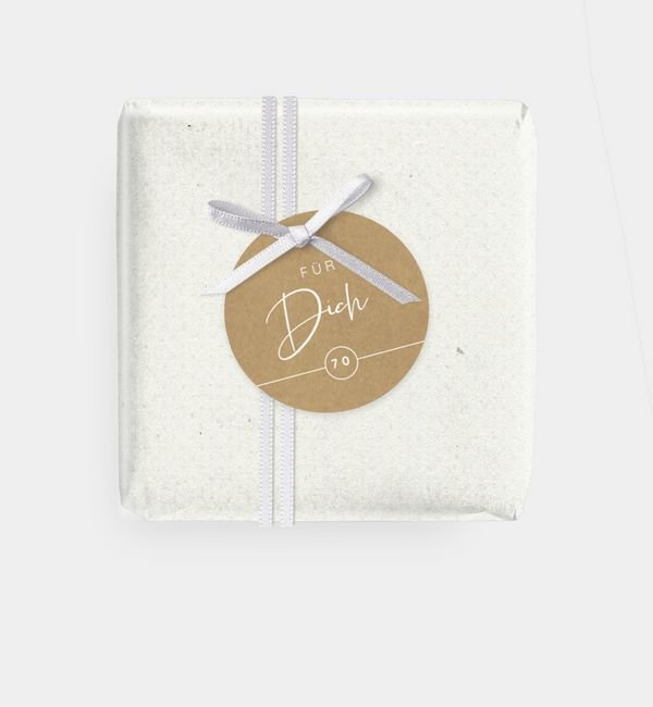 Geschenkanhänger rund