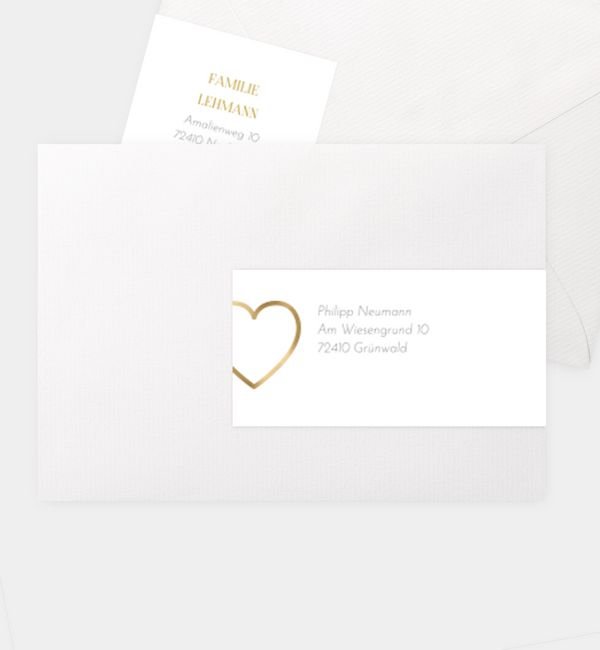 Kombi-Adressaufkleber