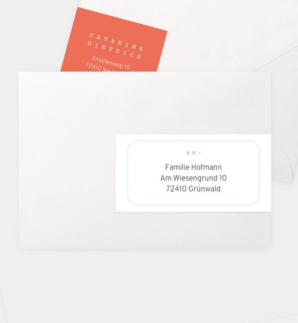 Kombi-Adressaufkleber