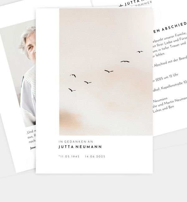 Flug in die Ewigkeit