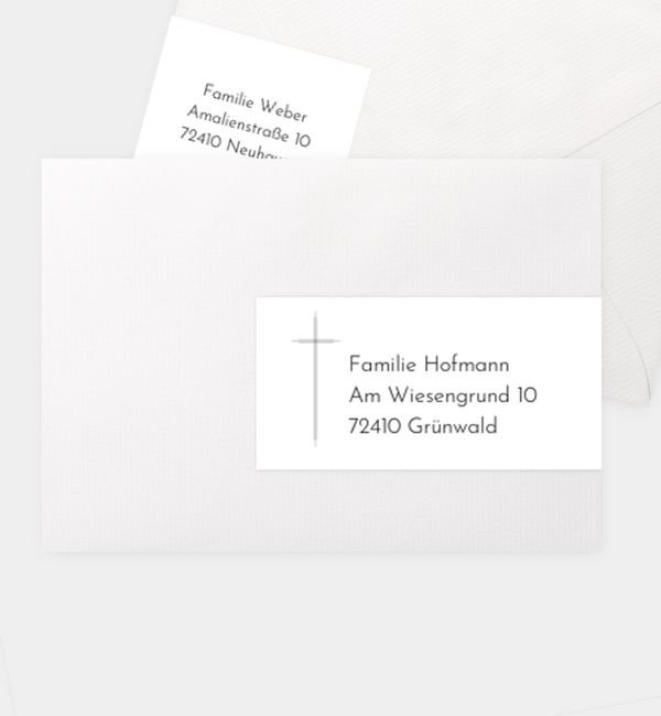 Kombi-Adressaufkleber