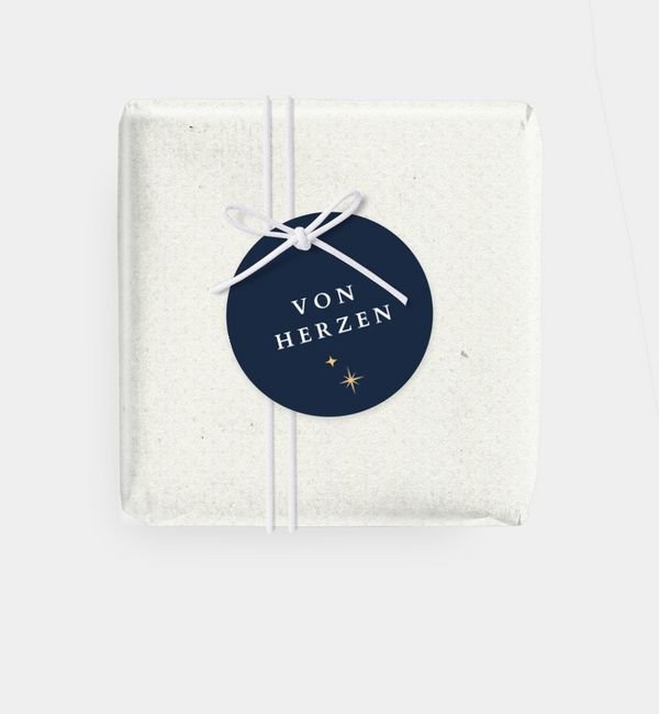 Geschenkanhänger rund