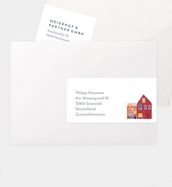 Kombi-Adressaufkleber