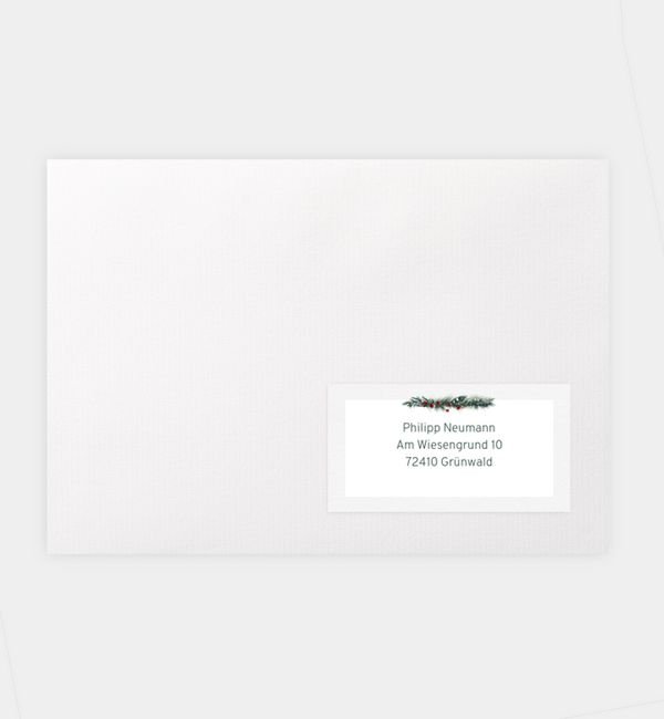 Empfängeraufkleber