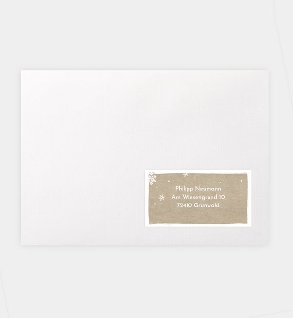 Empfängeraufkleber