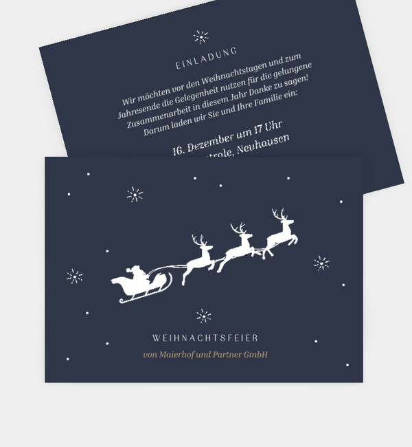 Weihnachtsschlitten