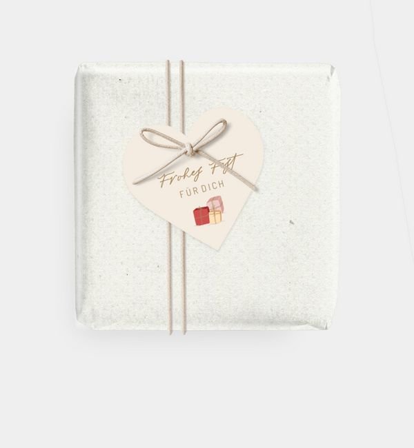 Geschenkanhänger Herz