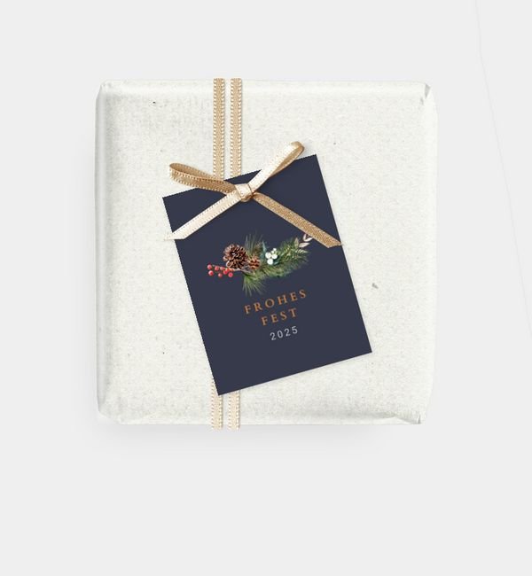 Geschenkanhänger rechteckig