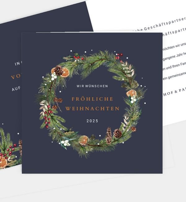 Klappkarte quadratisch