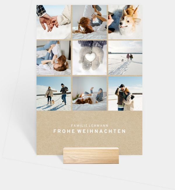 Tischnummern-Karte hoch