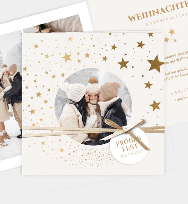 Klappkarte quadratisch