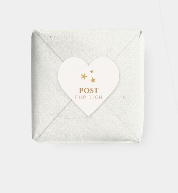 Geschenkaufkleber Herz