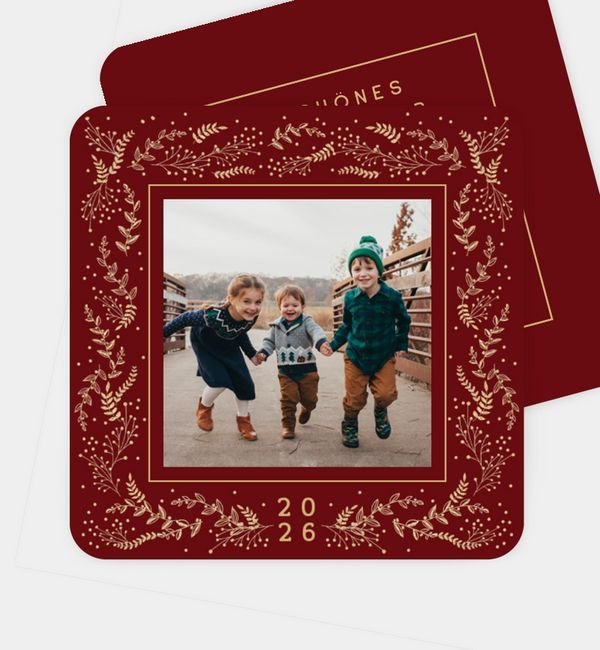 Postkarte quadratisch