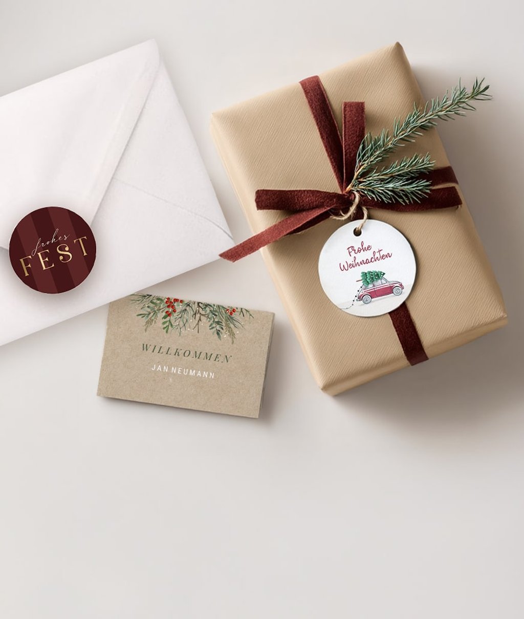 Geschäftliche Weihnachtswelt