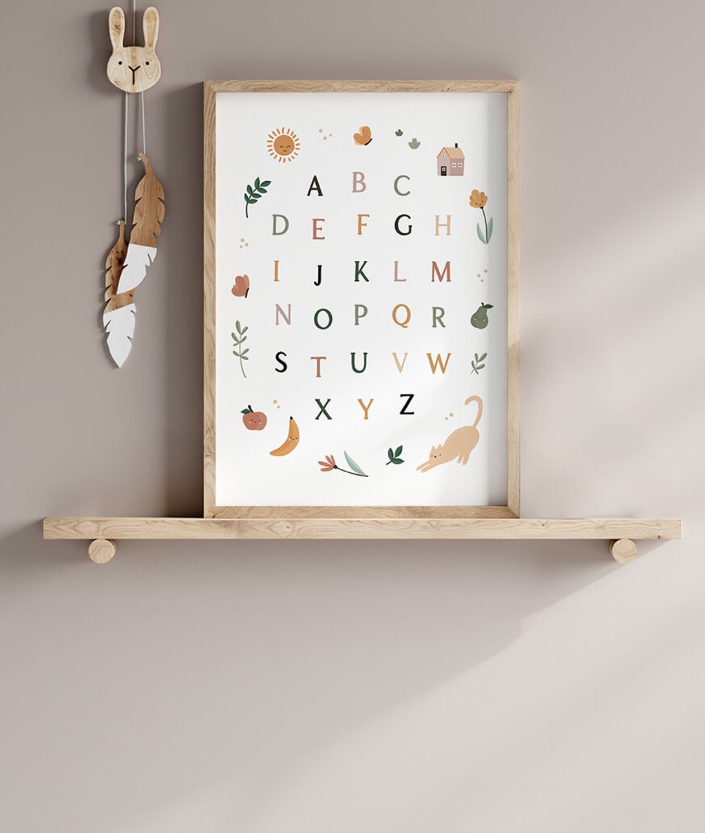 Das ABC Poster zur Einschulung