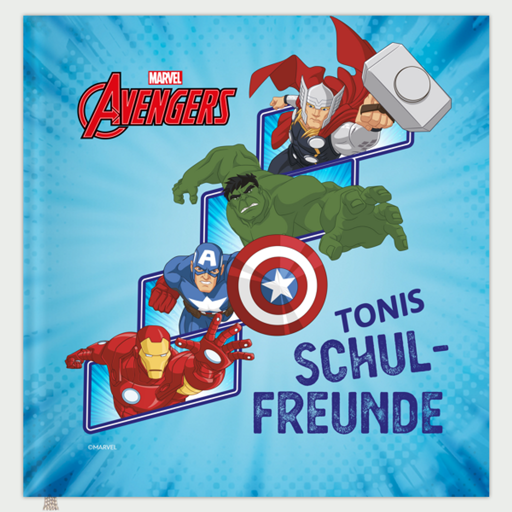 freundebuch_avengers_grundschule cover