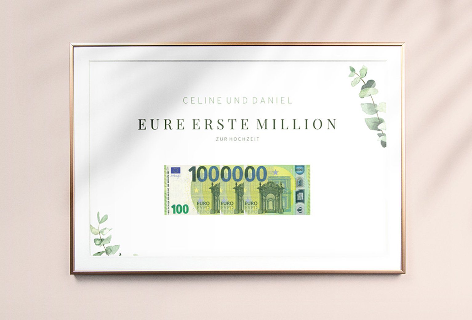 Wandbilder Geldgeschenke zur Hochzeit